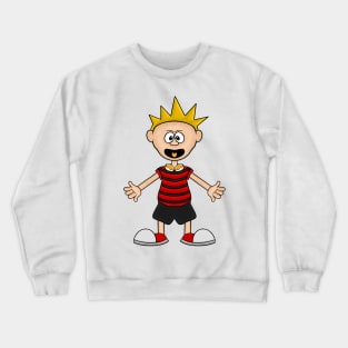 Calvin likes egg Crewneck Sweatshirt